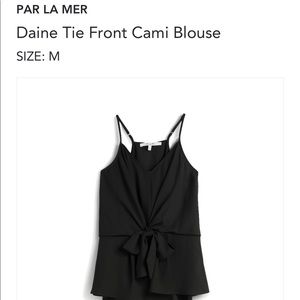 Par La Mer - Tie Front Top